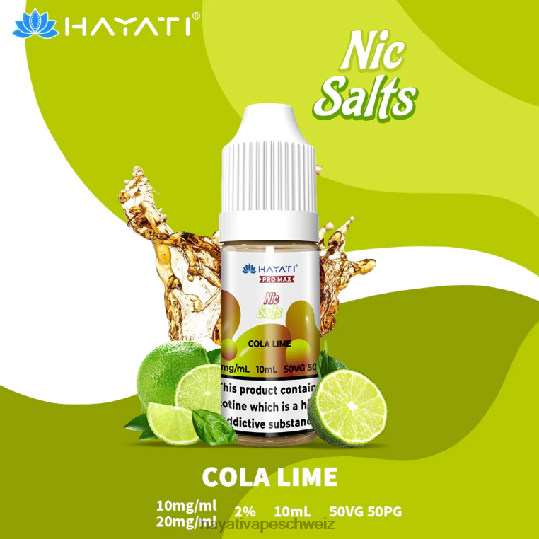 Hayati Flavour List | Hayati Pro Max Schöne Salze Cola-Limette X880P237