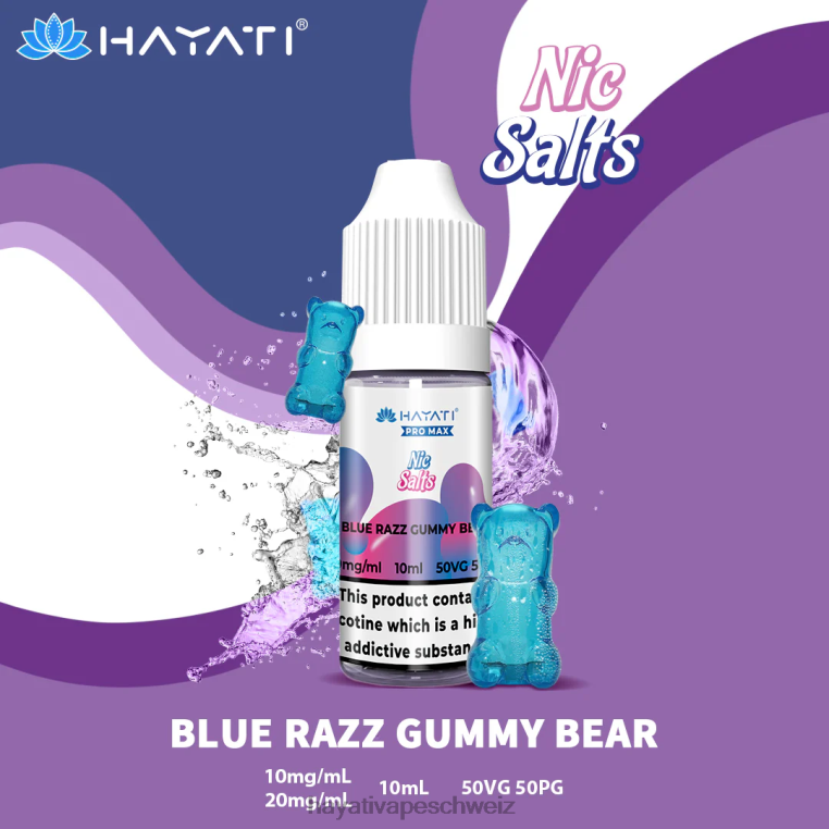blaues razz-gummibärchen