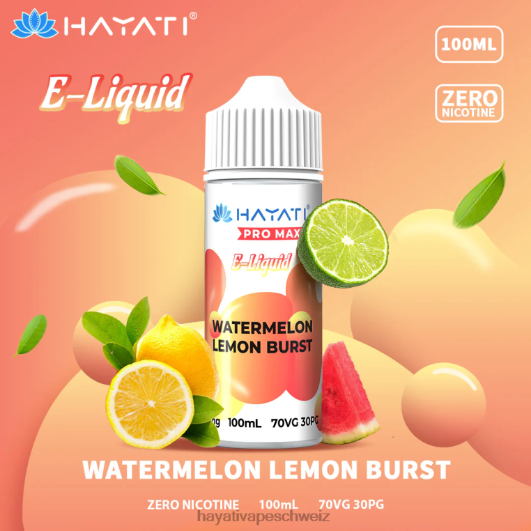 Wassermelone, Zitronensaft, geplatzt