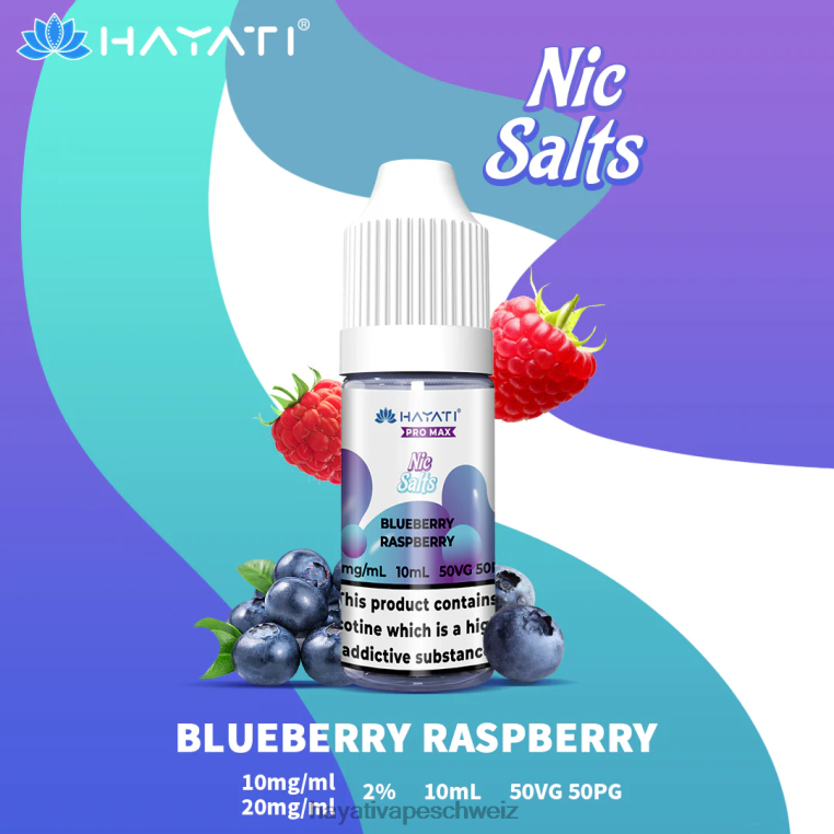 Hayati Vape Nicotine | Hayati Pro Max Schöne Salze Blaubeer-Himbeere X880P235
