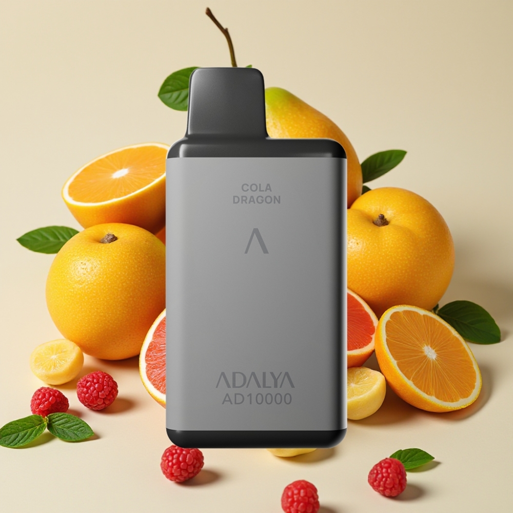 Adalya AD 10000 Puffs Disposable Vape Space Grau Minze Punkt