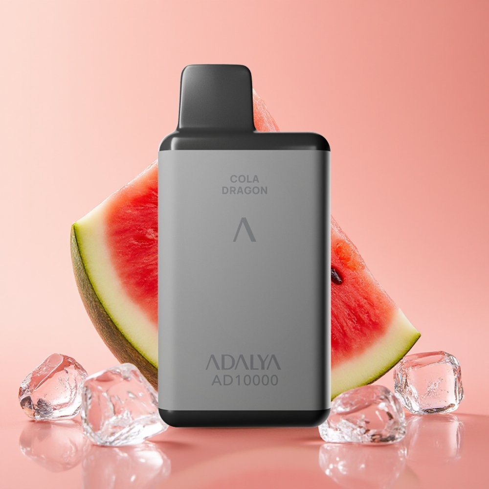 Adalya AD 10000 Puffs Disposable Vape Wassermelone-Eis Space Grau USB-C