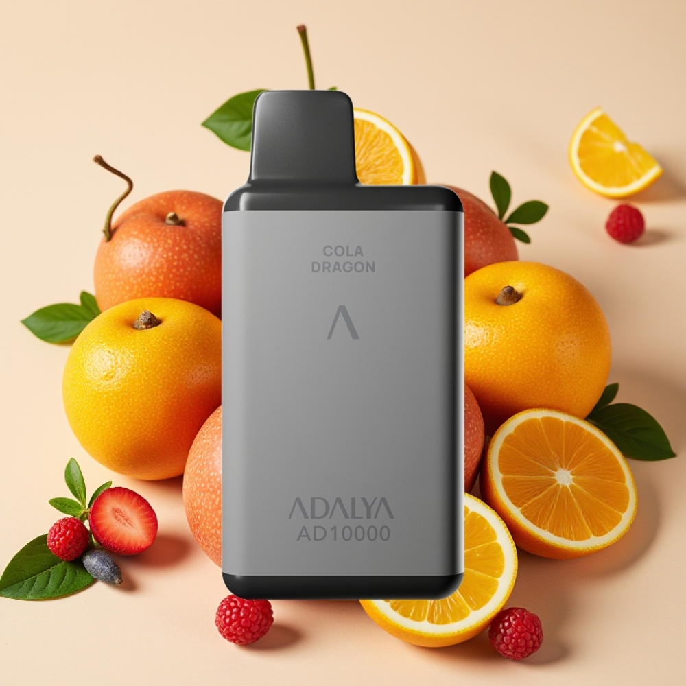 Adalya AD 10000 Puffs Space Gray Liebe 66 USB-C Aluminium