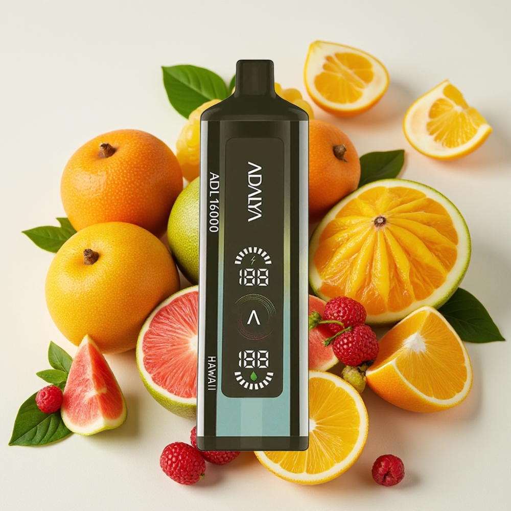 Adalya ADL 16000 PRO Puffs Disposable Vape mit digitalem Display & Hawaii-Geschmack