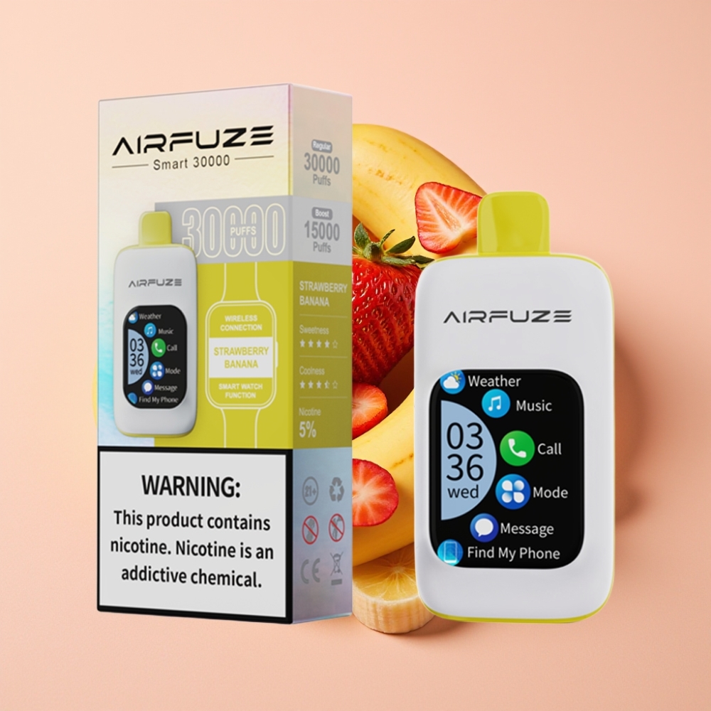 AirFuze Smart 30000 Puffs Disposable Pod 5% 900mAh Erdbeer Banane