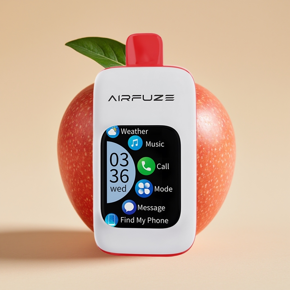 AirFuze Smart 30000 Puffs Disposable Pod mit Dreifach-Apfel, 5%, 900mAh, Type-C