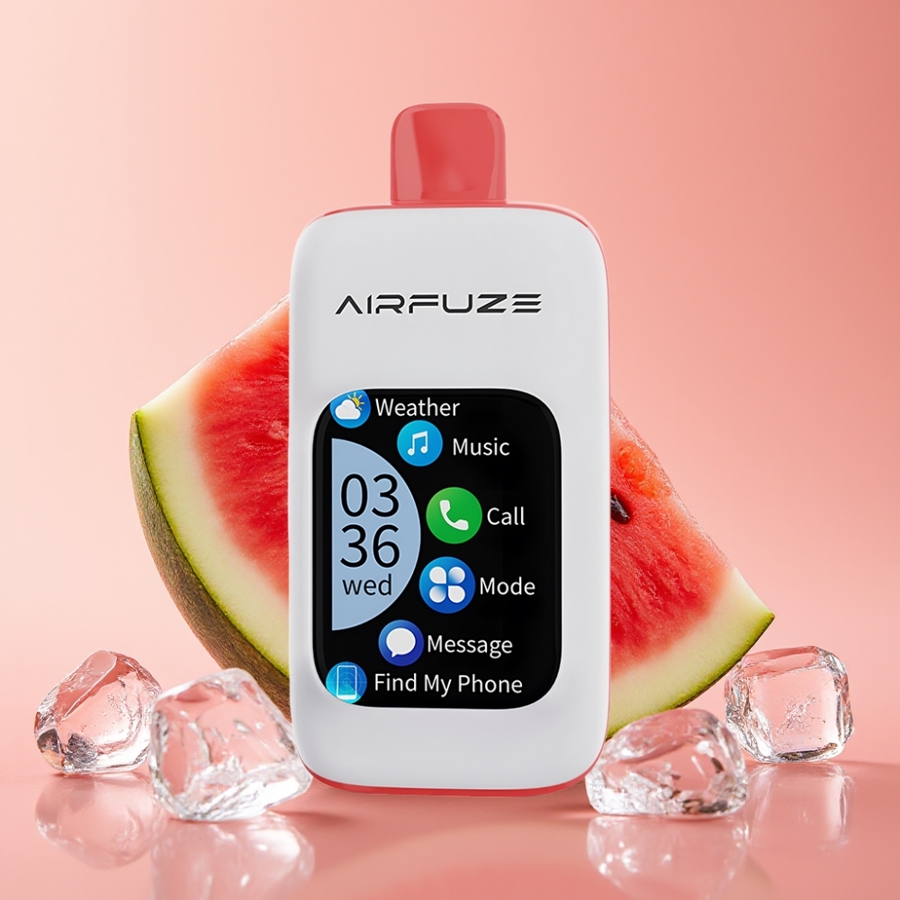 AirFuze Smart 30000 Puffs Disposable Pod mit Wassermelonen-Eis, 5%, 900mAh, Typ-C