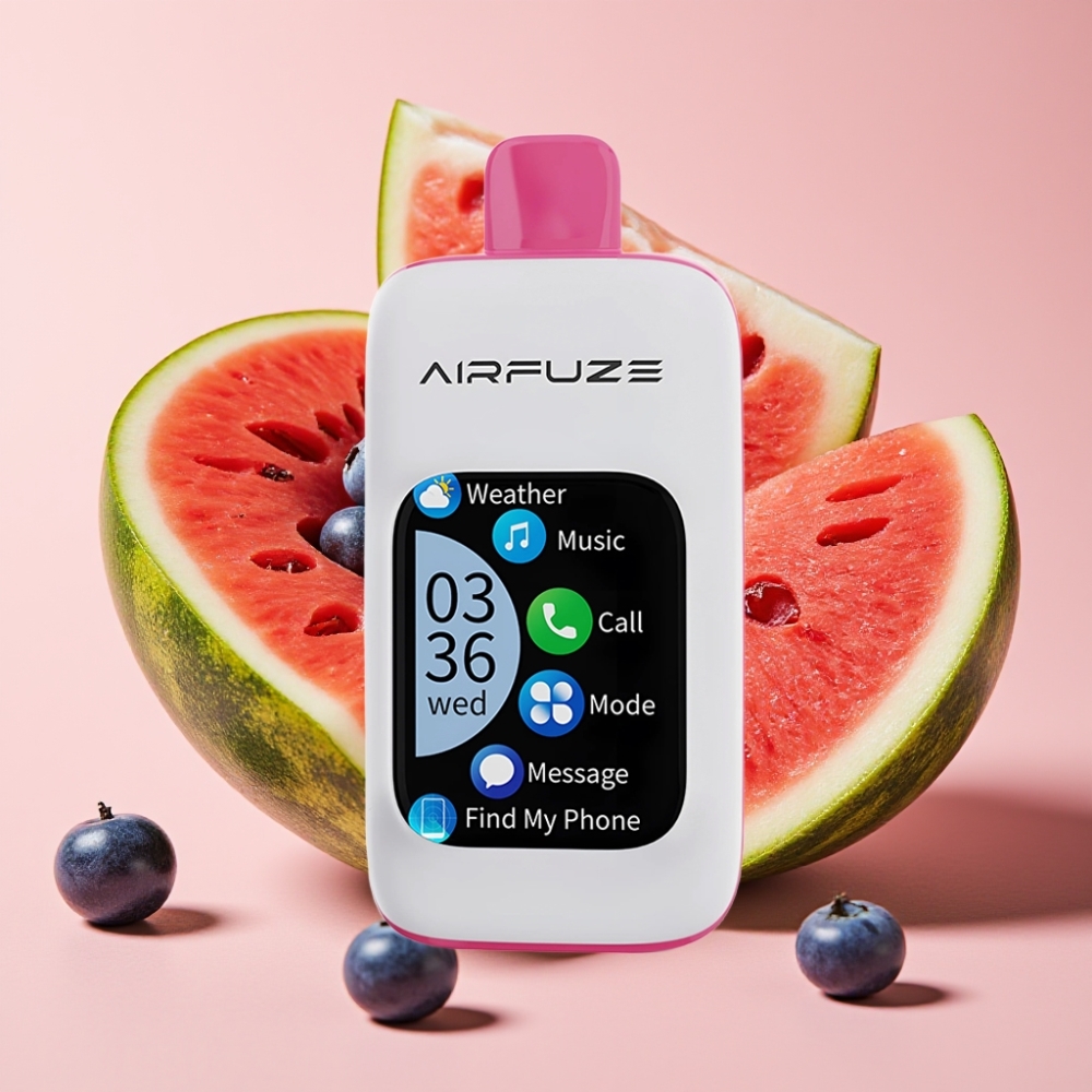AirFuze Smart Pro 40000 Puffs 20ML 900mAh Bluetooth Heidelbeere Wassermelone