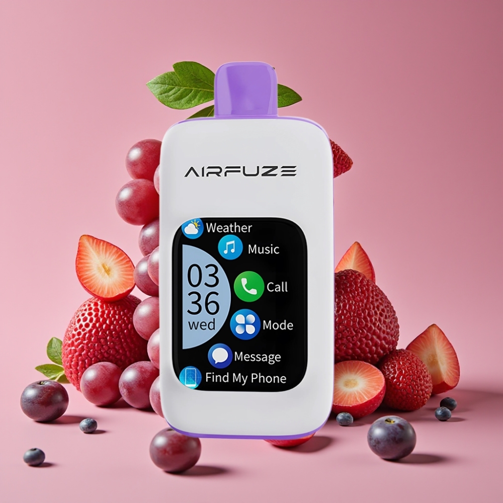 AirFuze Smart Pro 40000 Puffs Rechargeable 20ML 2%/5% Trauben-Explosion