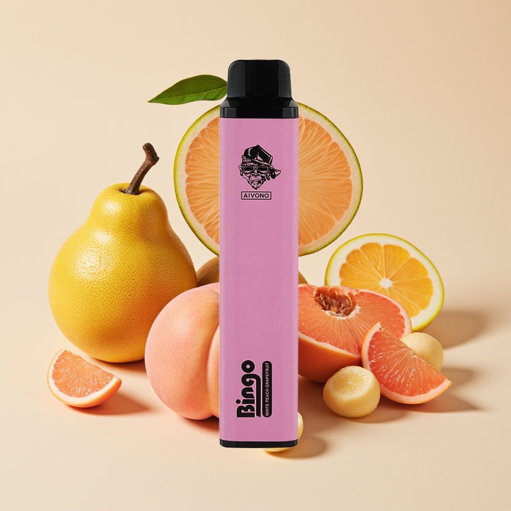 Aivono AIM BINGO 4000 Puffs 10mL 1000mAh Weißer Pfirsich Grapefruit