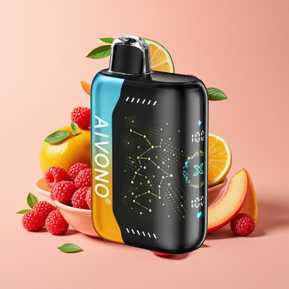 Aivono AIM BOOM 25000 Puffs 28ml 650mAh Typ-C Himbeer Pfirsich Limette