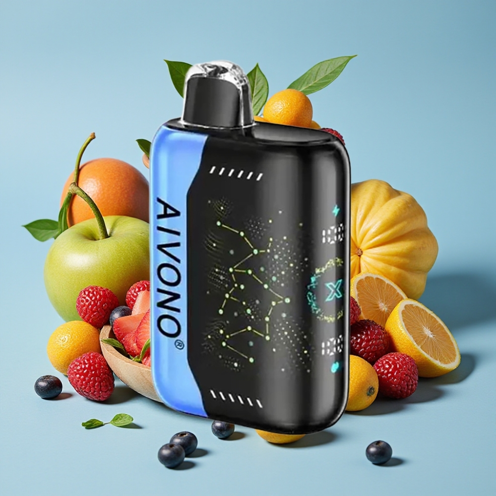 Aivono AIM BOOM 25000 Puffs 28ml 650mAh Type-C Blauer Rancher