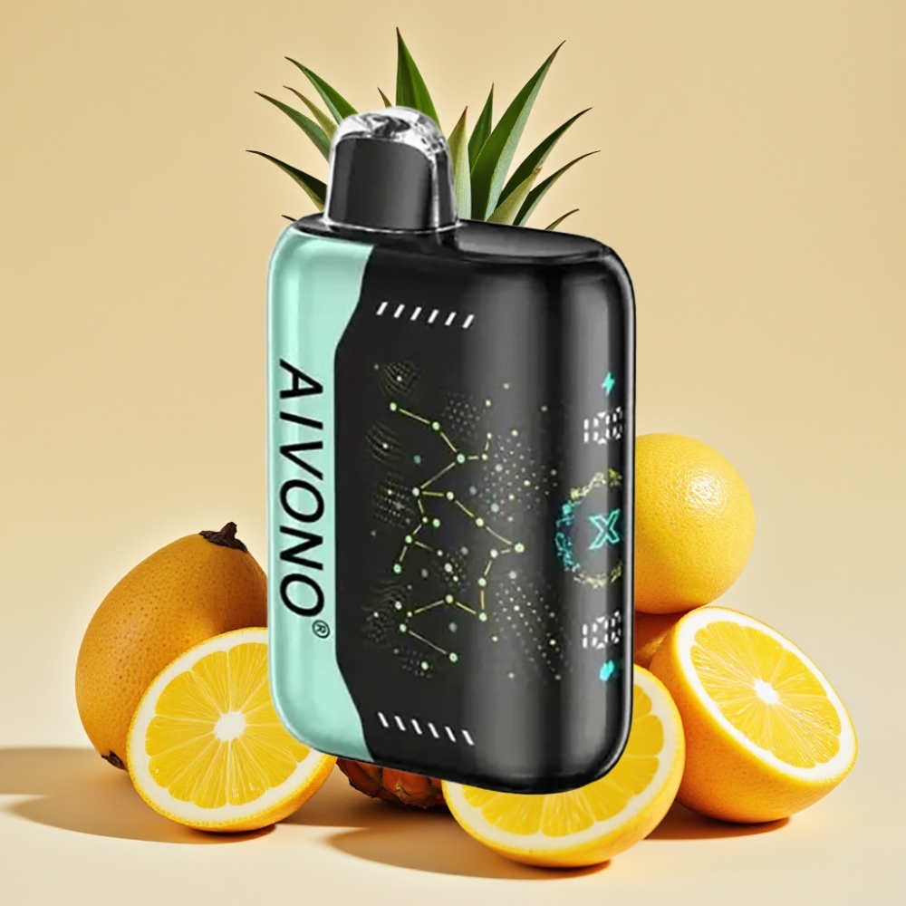 Aivono AIM BOOM 25000 Puffs 28ml 650mAh Type-C Saure Mango-Ananas