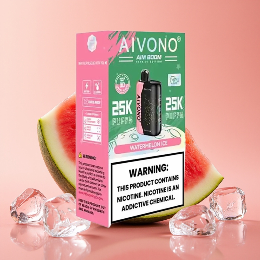 Aivono AIM BOOM 25000 Puffs 28ml 650mAh Type-C Wassermelone-Eis