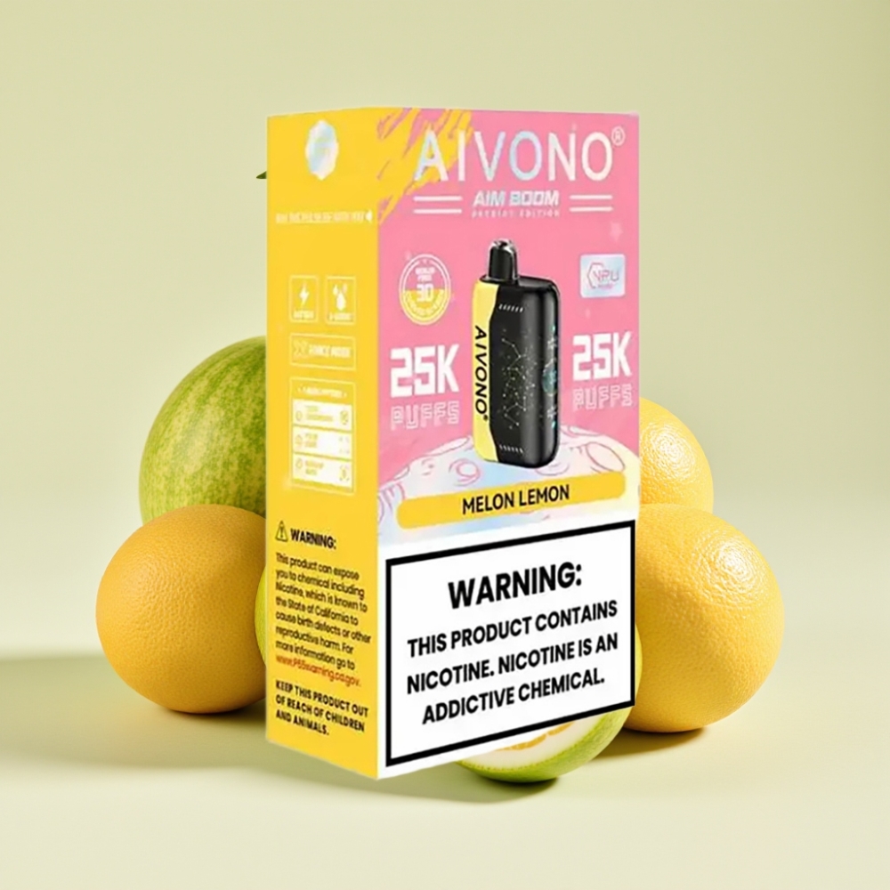 Aivono Aim Boom 25000 Puffs 28ml 650mAh Type-C Melone Zitrone