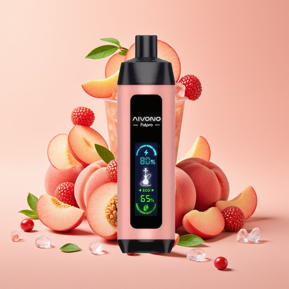 Aivono Aim Fatpro 22000 Puffs 28ml Peach-Eis 600mAh Dual Modes