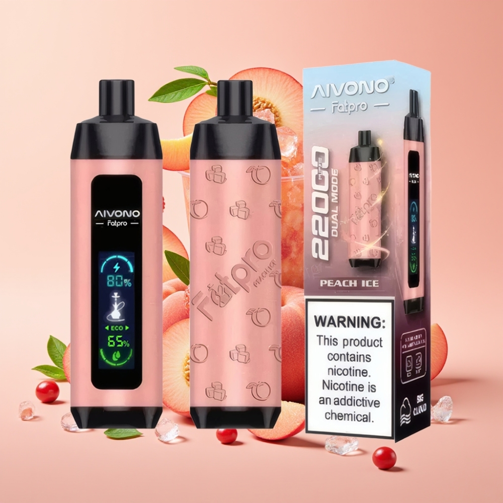 Aivono Aim Fatpro 22000 Puffs 28ml Peach-Eis 600mAh Dual Modes