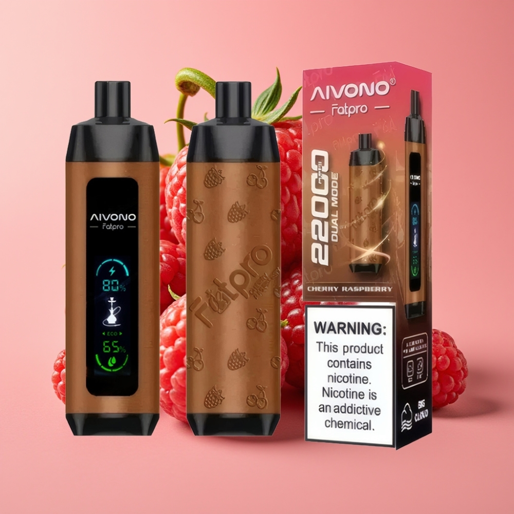 Aivono Aim Fatpro 22000 Puffs Rechargeable Dual Modes Kirsch-Himbeer