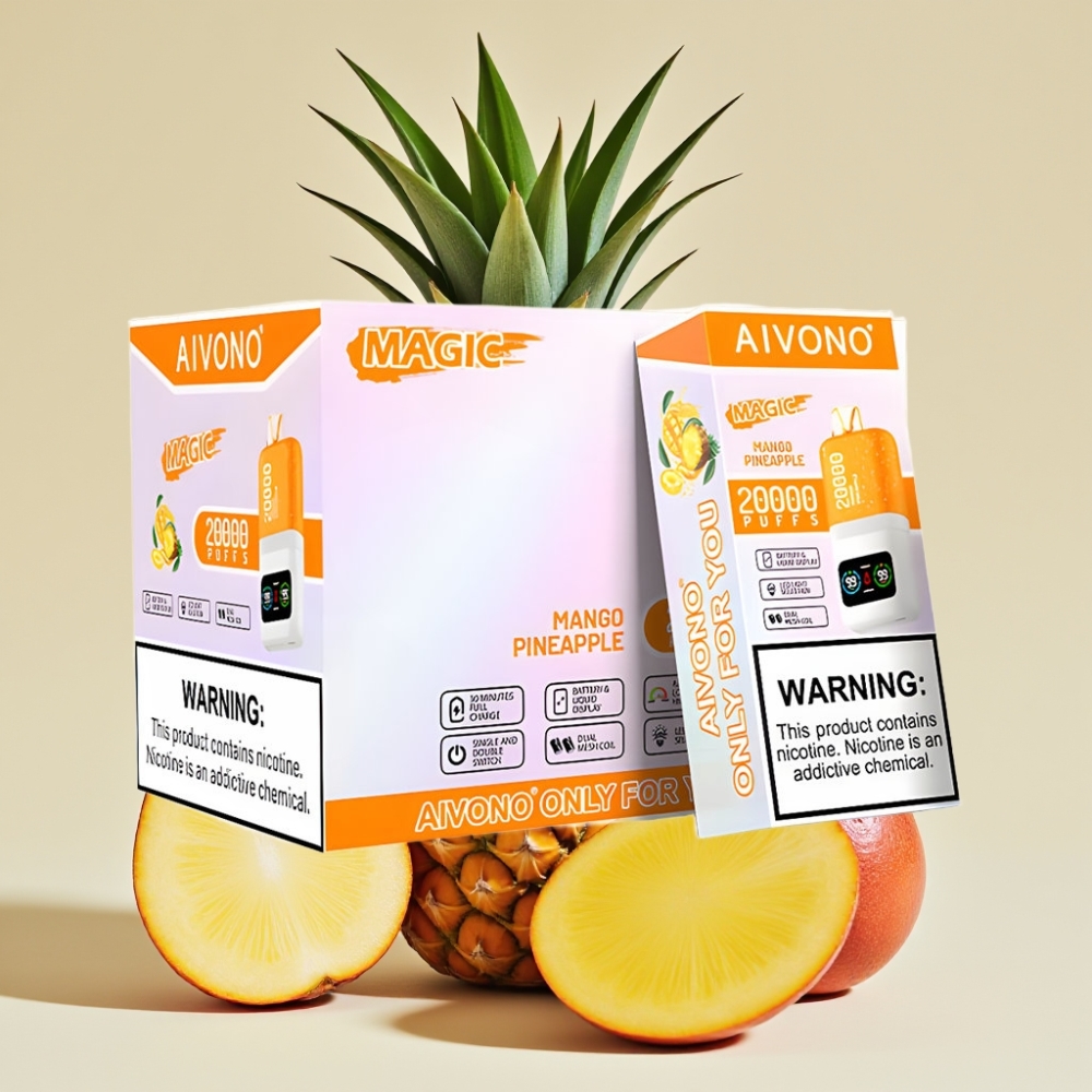 Aivono AIM MAGIC 20000 Puffs Dual Mesh Coils LCD Type-C Mango-Ananas