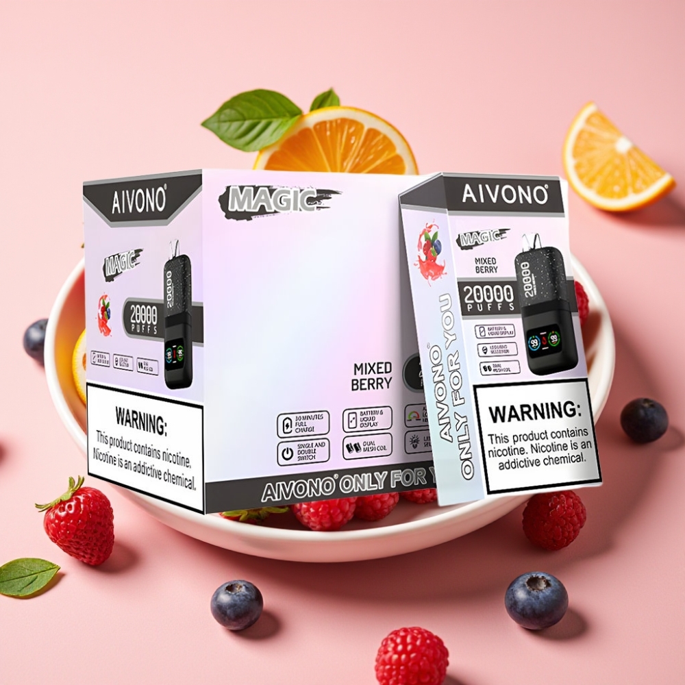 Aivono AIM MAGIC 20000 Puffs Dual Mesh LCD TypC 600mAh Mixed Beeren