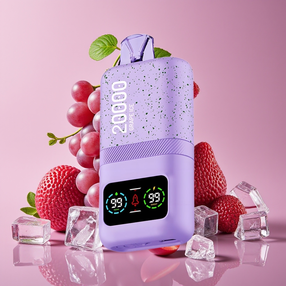 Aivono AIM MAGIC 20000 Puffs Dual Mesh LCD Typ-C 600mAh Grape Ice