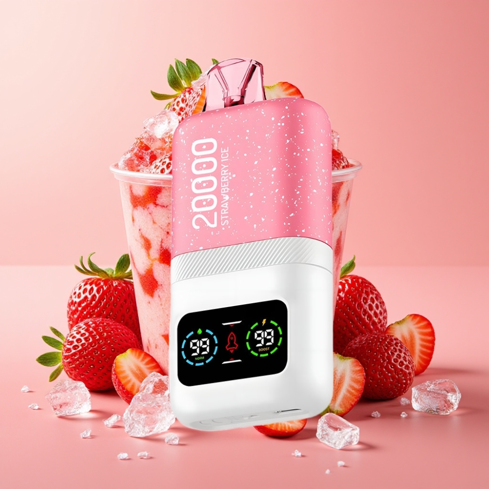 Aivono AIM MAGIC 20000 Puffs Dual Mesh LCD Typ-C Erdbeer-Eis