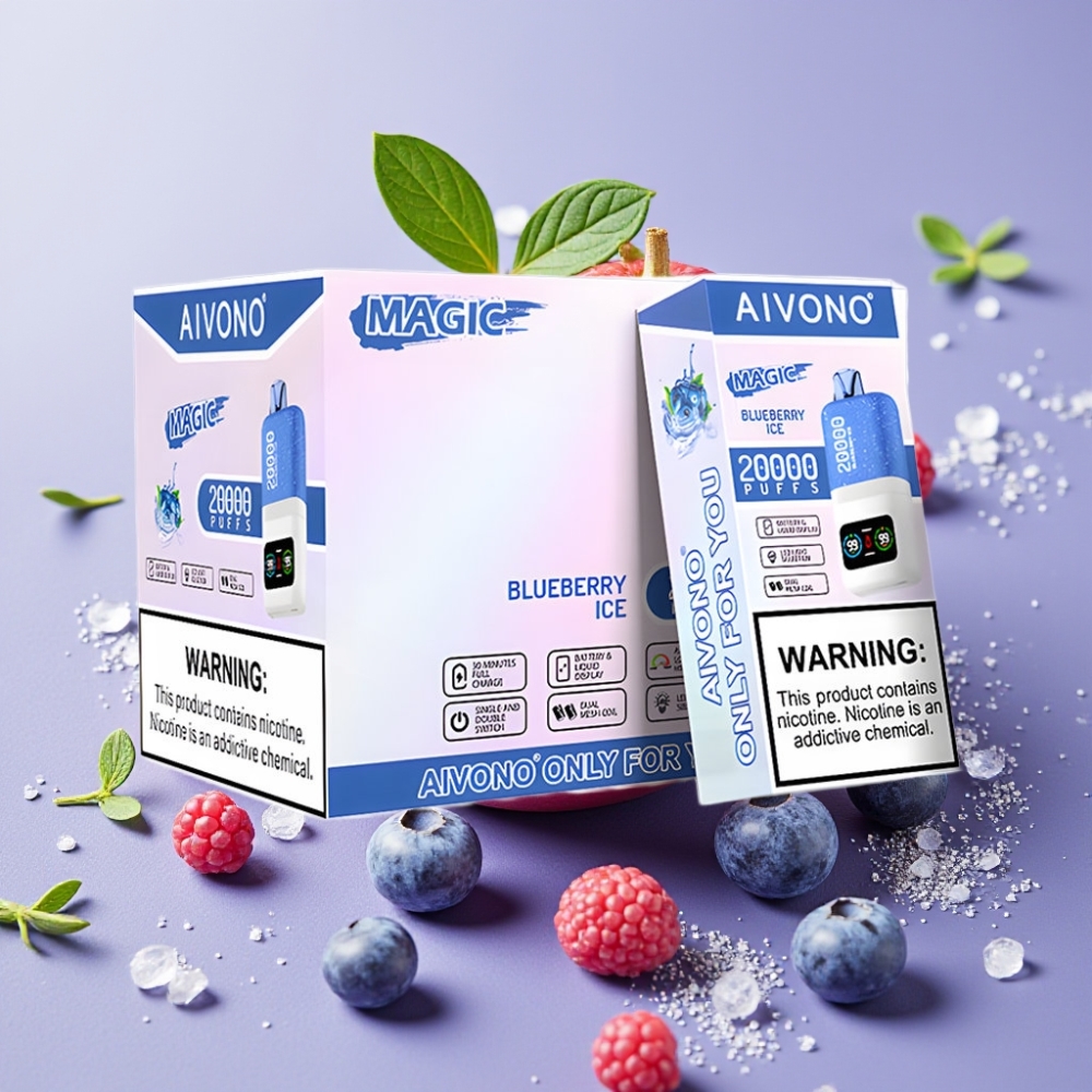 Aivono AIM MAGIC 20000 Puffs Dual Mesh LCD Type-C Blaubeer-Eis