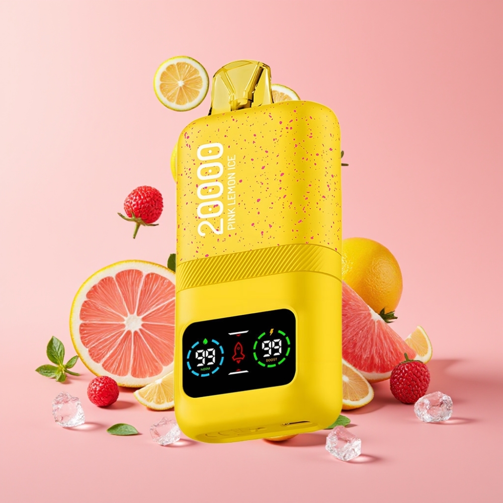 Aivono AIM MAGIC 20000 Puffs Dual Mesh LCD Type-C Rosa Zitrone Eis