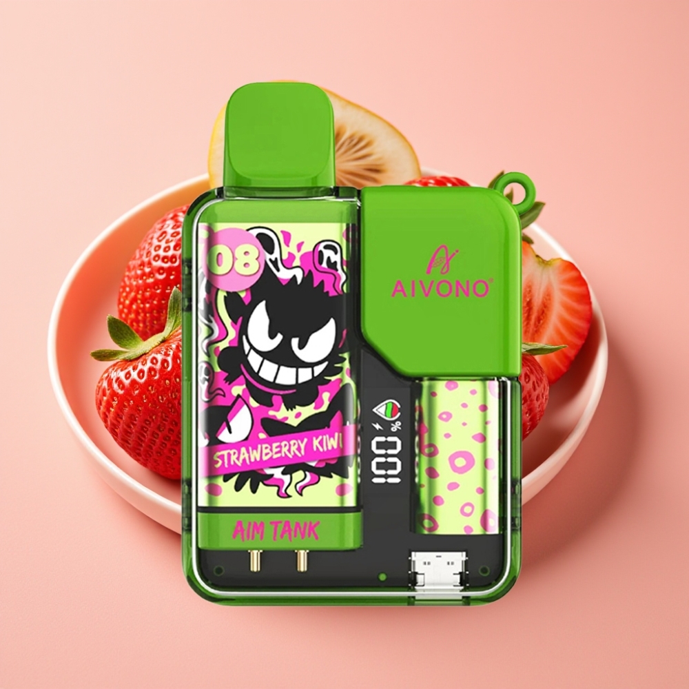 Aivono AIM-TANK 9500 Puffs 18ml 650mAh LCD Erdbeere Kiwi