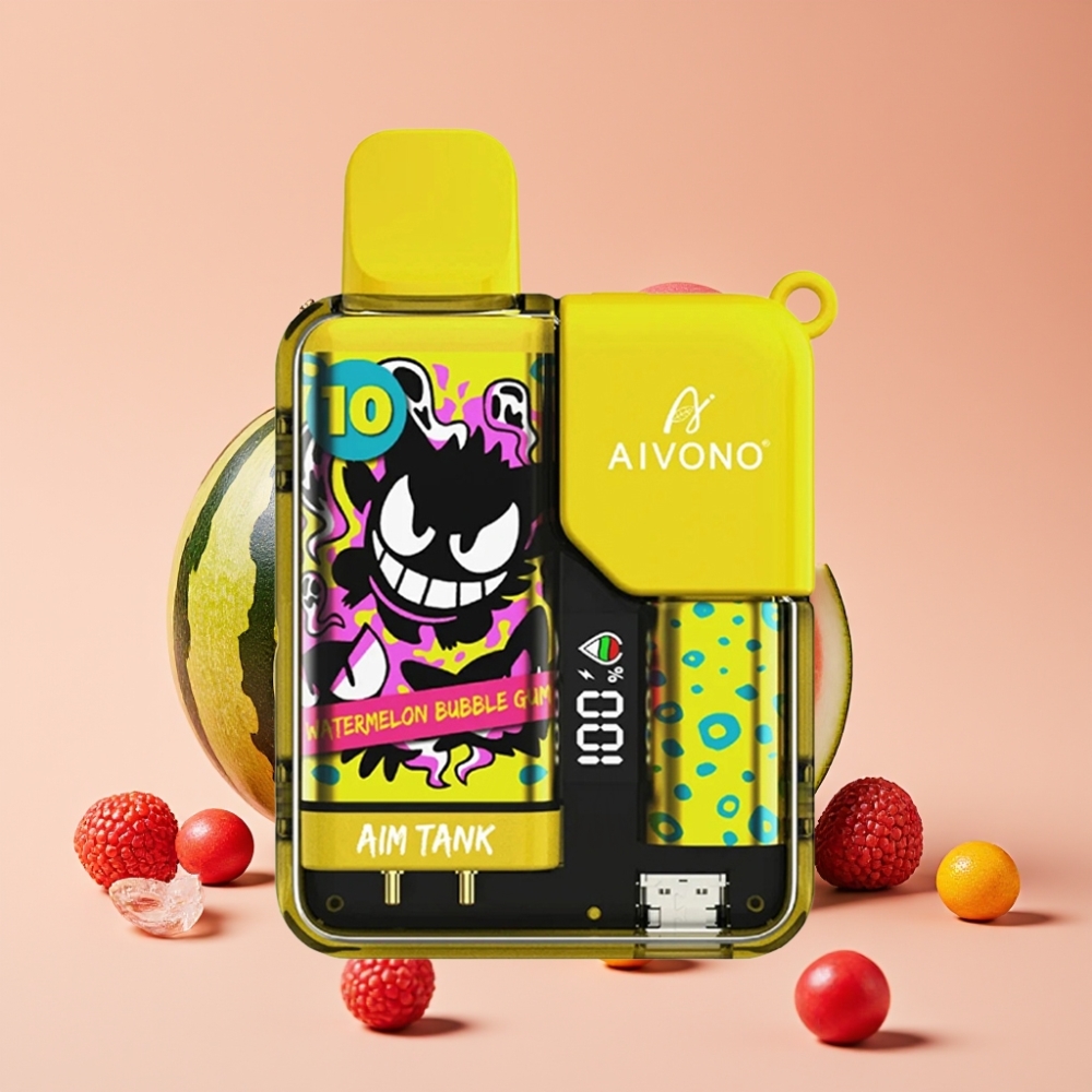 Aivono AIM-TANK 9500 Puffs 18ml 650mAh LCD Wassermelone Bubble Gum