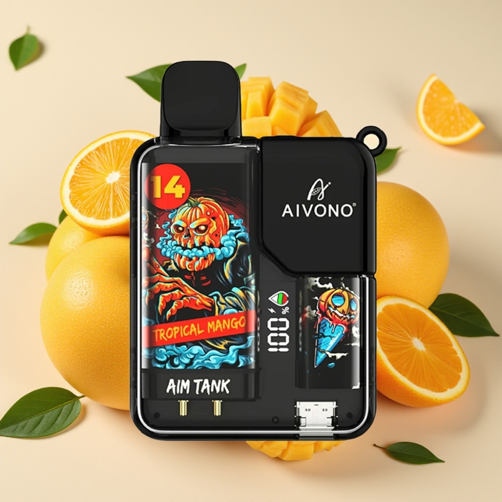 Aivono AIM-TANK 9500 Puffs 18ml LCD 5% Tropische Mango