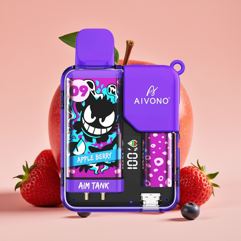 Aivono AIM-TANK 9500 Puffs 18ml LCD Apfel-Beere großhandel Schweiz