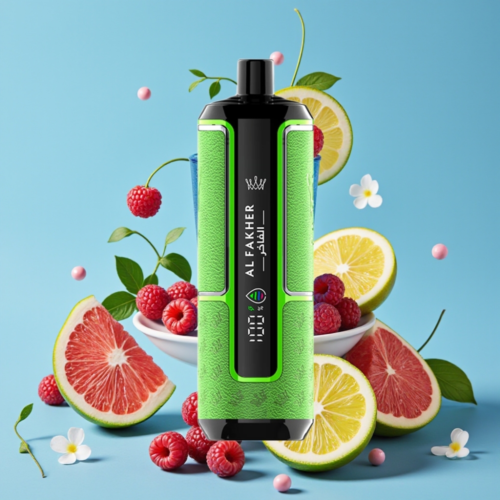 Al Fakher Crown Bar 15K Hypermax 22ml 600mAh Typ-C DTL 6mg Blau-Himbeer-Limonade