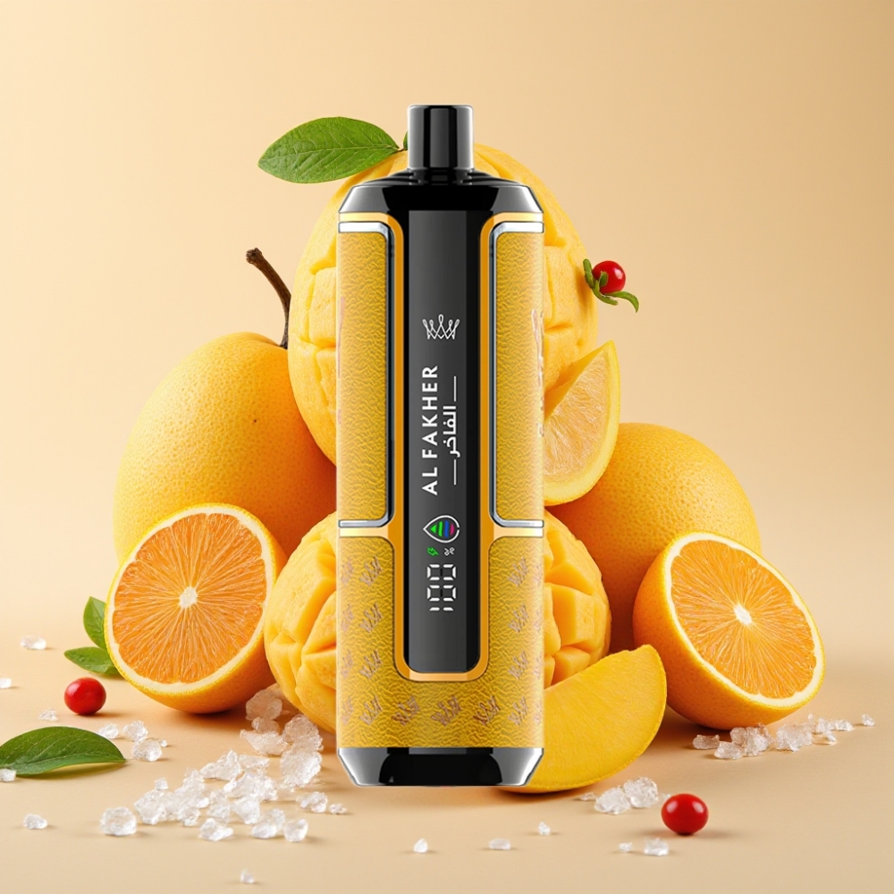 Al Fakher Crown Bar 15K Hypermax 22ml 600mAh Type-C DTL 6mg Mango-Eis