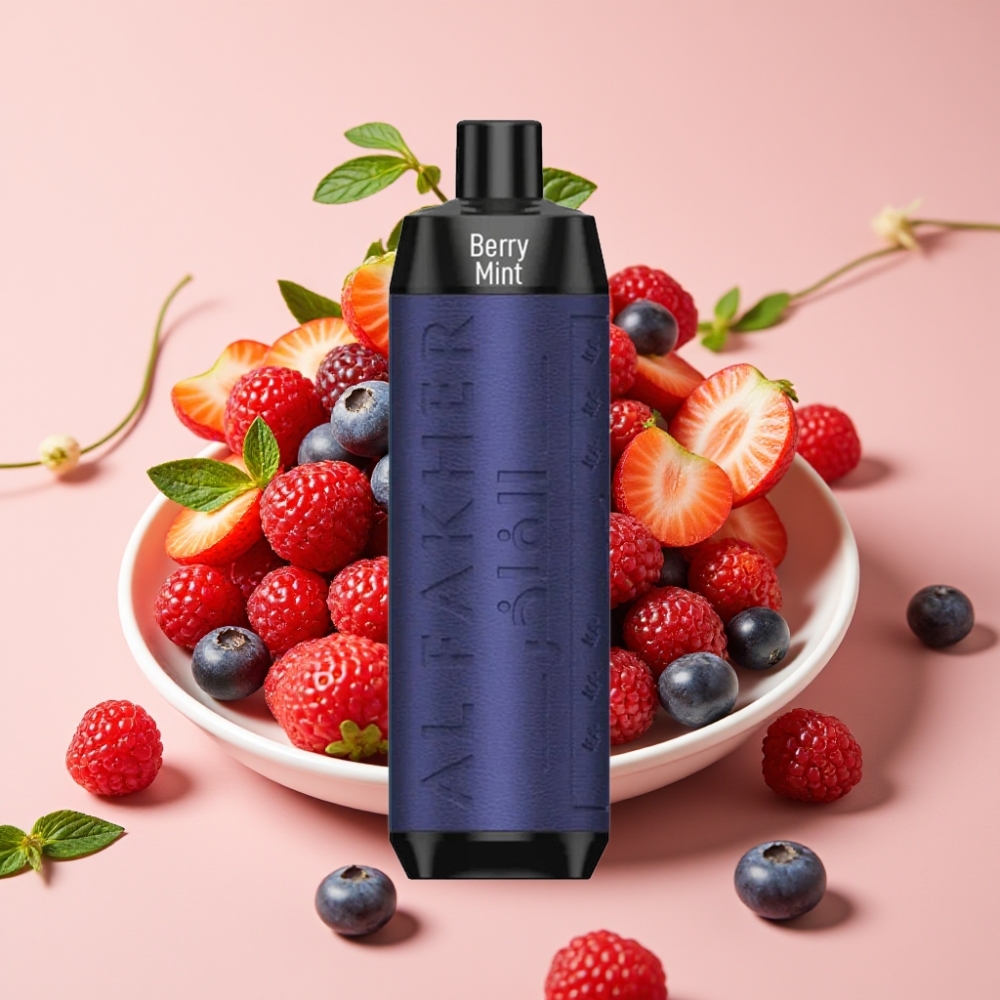 Al Fakher Crown Bar 8000 Crystal 18ml 5mg Beeren-Minze