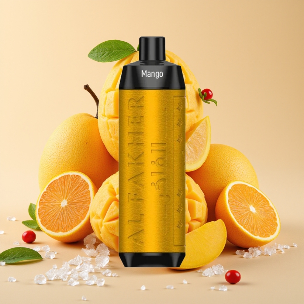 Al Fakher Crown Bar 8000 Crystal 18ml 5mg Mango-Eis