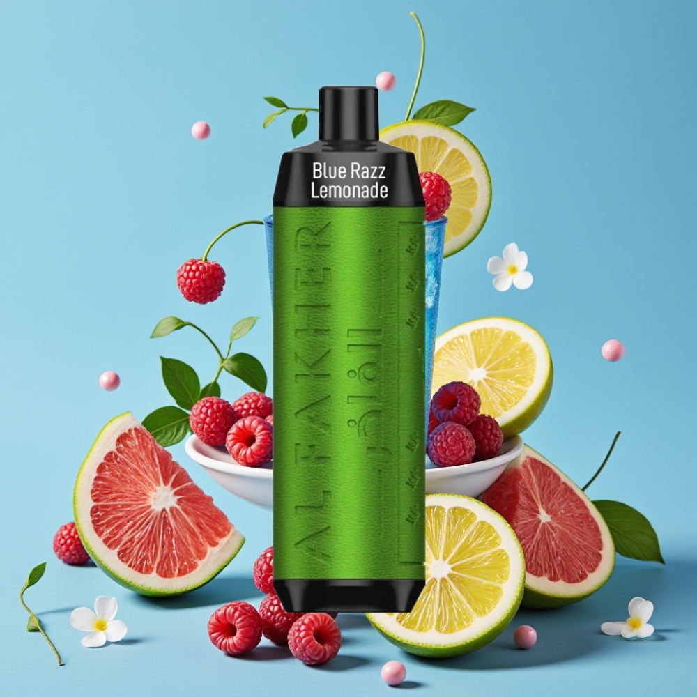 Al Fakher Crown Bar 8000 Crystal 600mAh USB-C 18ml 5mg Blau-Razz Zitronenlimonade