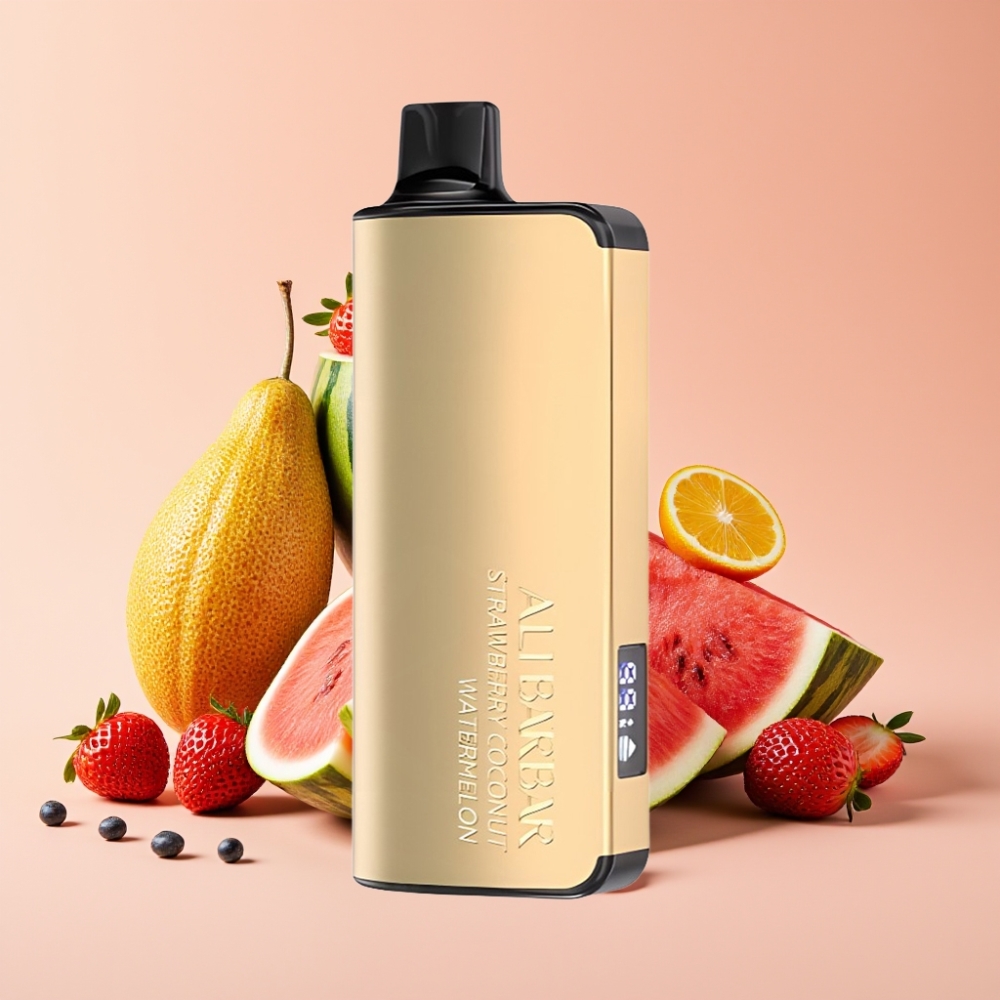 Alibarbar Ingot 9000 Puffs 22ml 2350mAh Erdbeere Kokosnuss Wassermelone