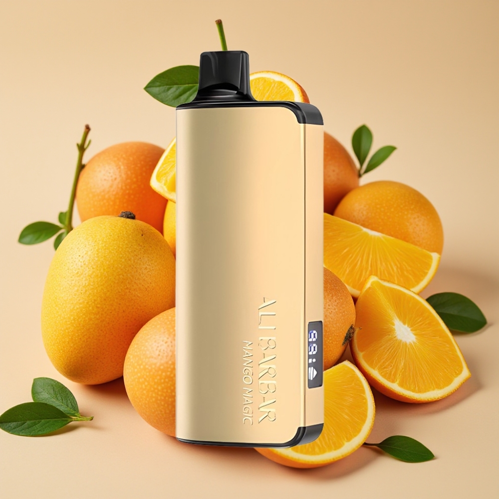 Alibarbar Ingot 9000 Puffs 22ml 2350mAh LED Mango-Magie