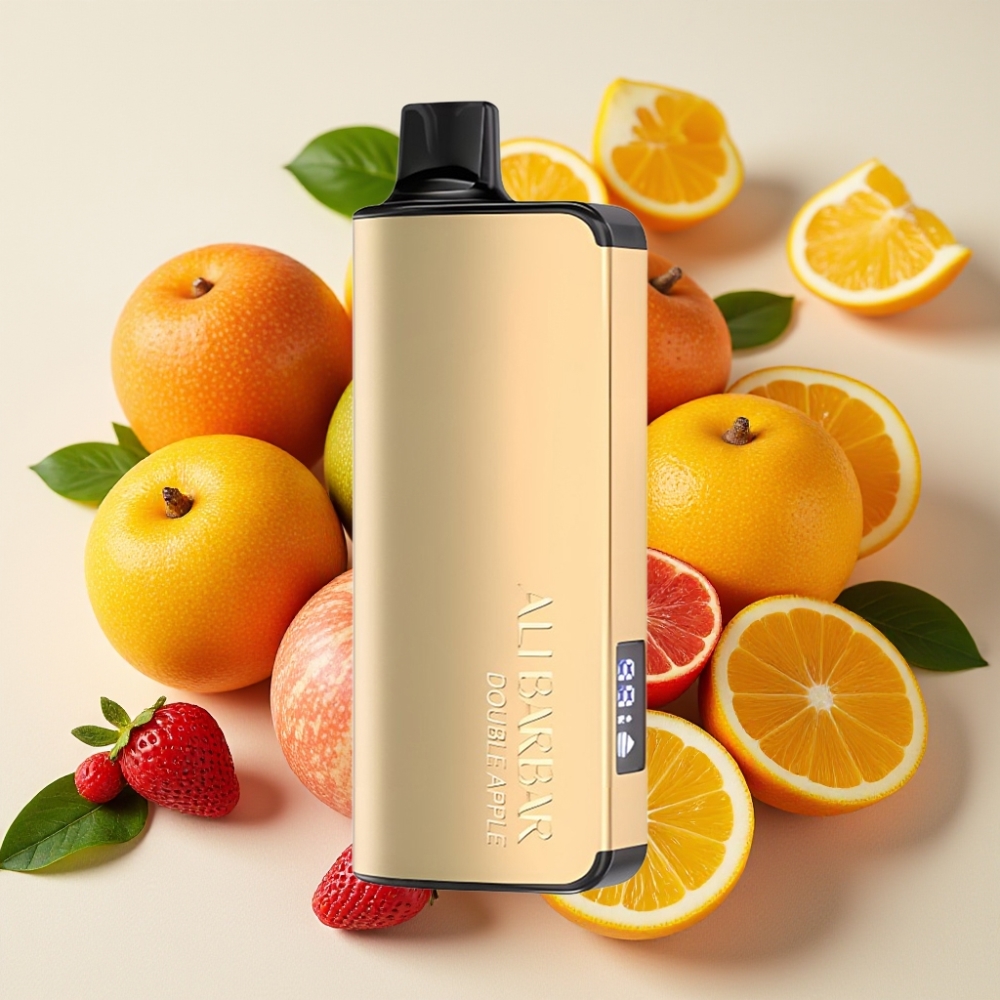 Alibarbar Ingot 9000 Puffs 22ml 2350mAh LED Schwarzforst