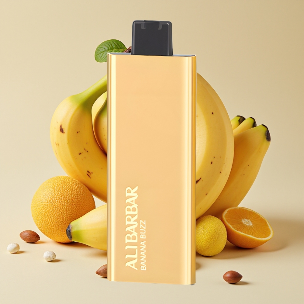 Alibarbar Pandora 7000 Puffs 17 ml Bananen-Kick großhandel Schweiz