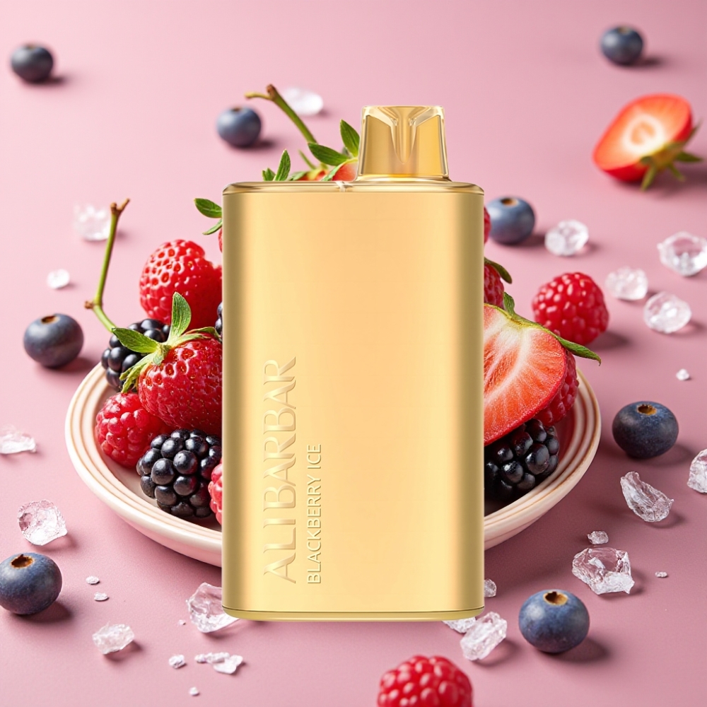 Alibarbar Rich 8000 Puffs 20ml 2000mAh Disposable Vape Brombeere-Eis