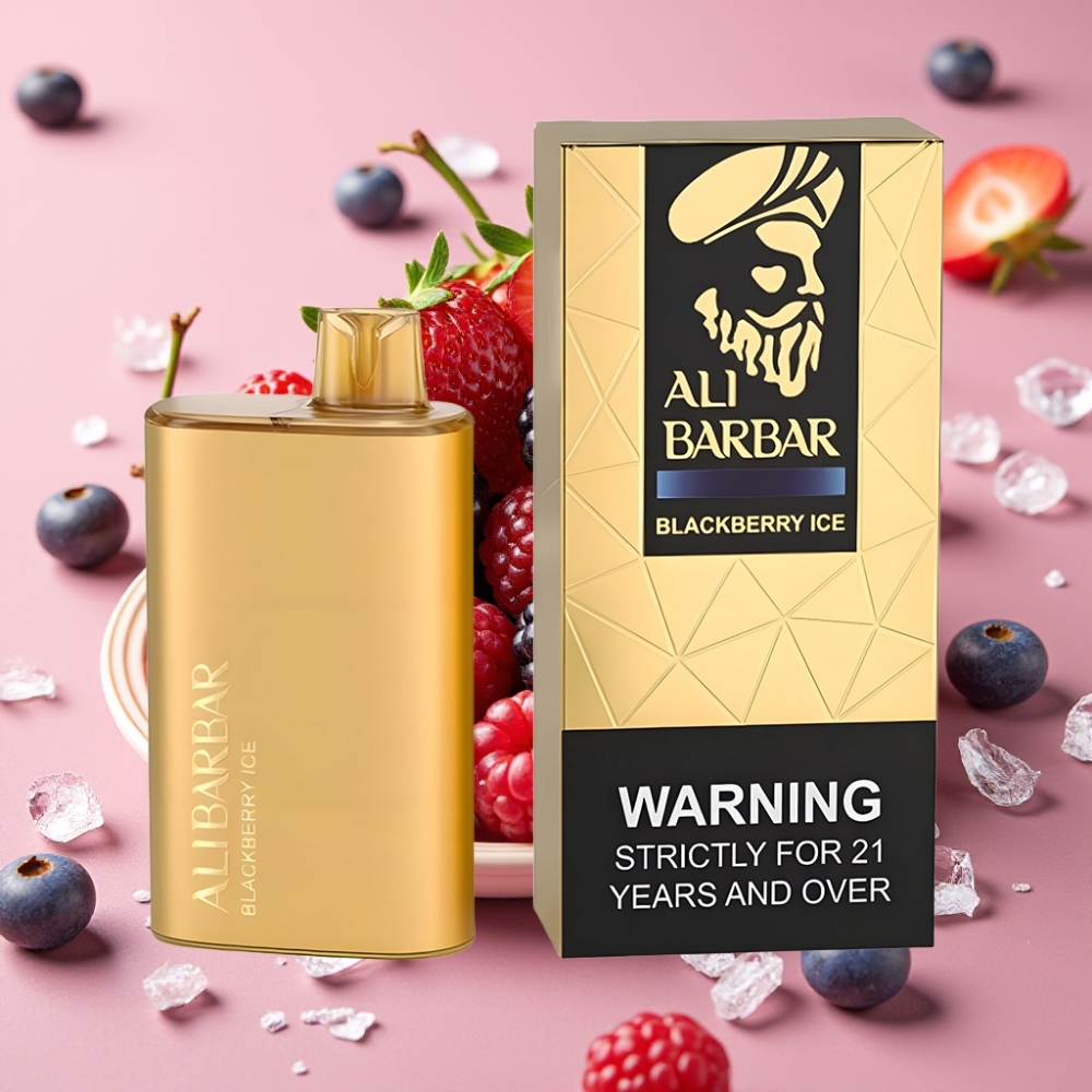 Alibarbar Rich 8000 Puffs 20ml 2000mAh Disposable Vape Brombeere-Eis