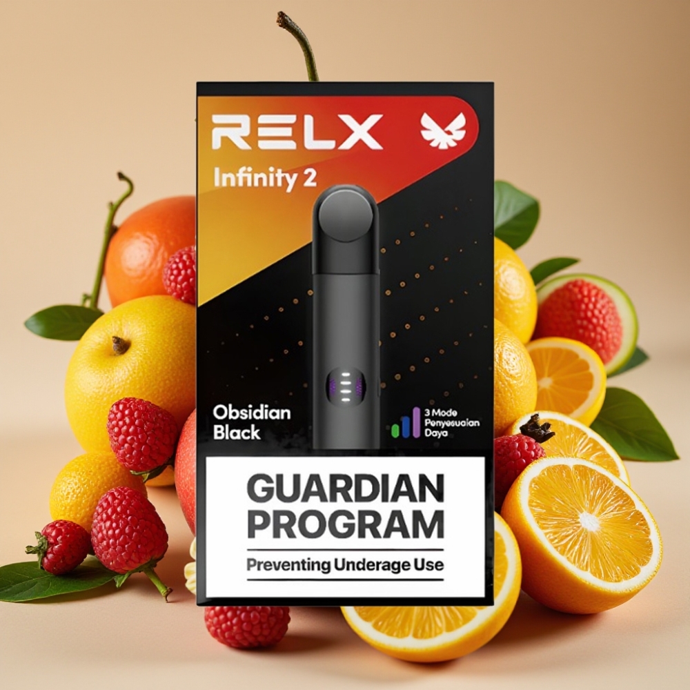 RELX Infinity 2 650 Puffs 1,9 ml 440mAh USB-C Dunkler Asteroid