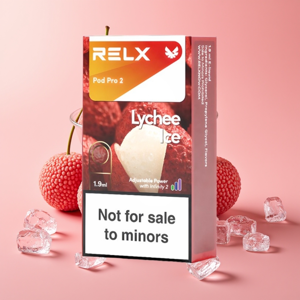 RELX Pod Pro 2 600 Puffs 1.9ml 0% Nikotin Litschi-Eis