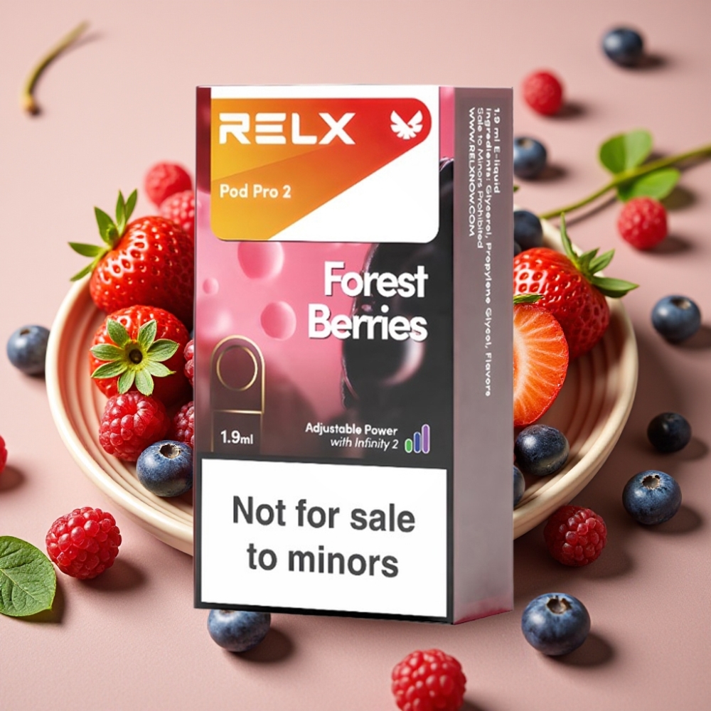 RELX Pod Pro 2 600 Puffs 1.9ml 0% Waldbeeren großhandel Schweiz