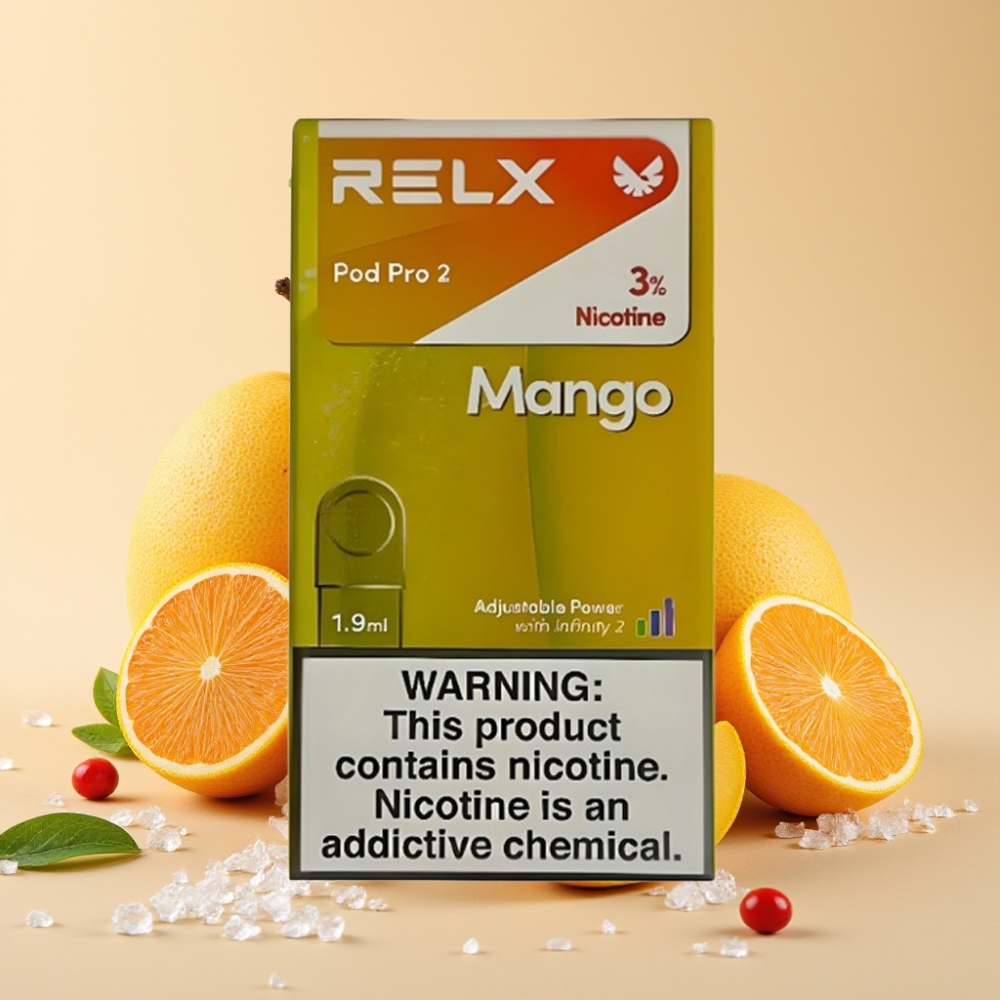 RELX Pod Pro 2 600 Puffs 1.9ml 3% Mango-Eis großhandel Schweiz