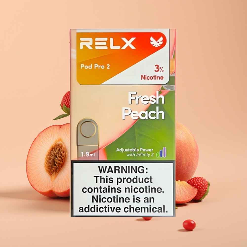 RELX Pod Pro 2 600 Puffs 3% Frischer Pfirsich 1.9ml