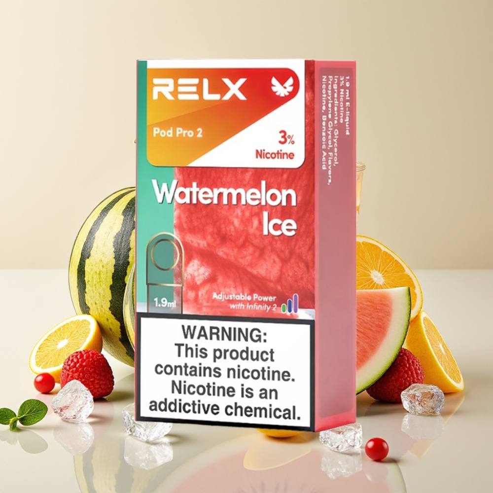 RELX Pod Pro 2 600 Puffs 3% Nikotin 1,9ml Wassermelone-Eis