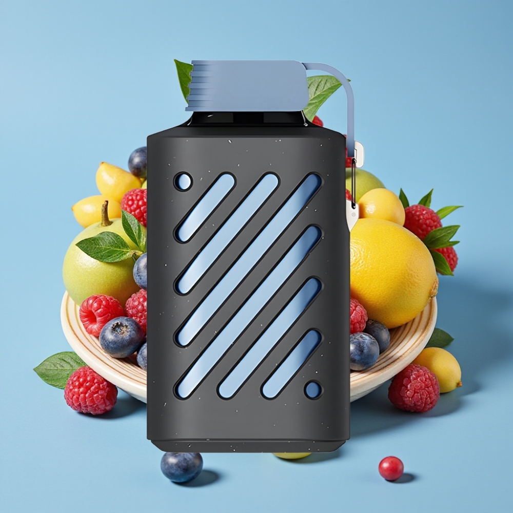 VOZOL GEAR 10000 65% PCR VAMT Mesh Coil Blau-Razz Zitrone